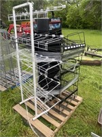 pallet of display stands