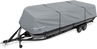 Pontoon Boat Cover - Fits 17'-20'  Grey