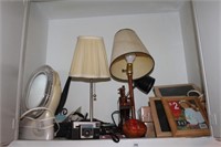Lamps, Lights, Picture Frames