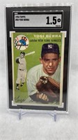 1954 Topps #50 Yogi Berra SGC 1.5 Baseball Card