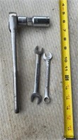 Craftsman Ratchet, Craftsman Wrenches, and a