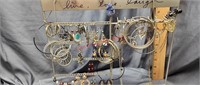 Mixed jewelry  and stand earrings  bracelet