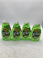 4 Bottles XTRA  Dishwashing Liquid Soap