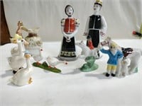 Lot of porcelain figurines