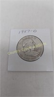 1957 Franklin Half Dollar