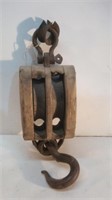 Nice Double gang Wooden Pulley