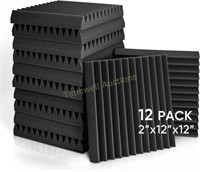 Acoustic Panels  2 X 12 X 12  12 Pack