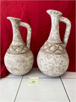 Two large Deco water vessels, #80