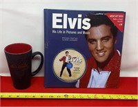 Elvis Book and coffee cup