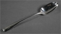 1780 BRITISH STERLING SILVER STUFFING SPOON