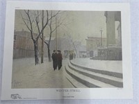 Paul Sawyier Winter Stroll 14x18