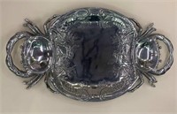 Arthur Court Aluminum Crab Serving Platter