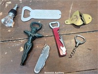 Bag - Bottle openers, corkscrew, etc