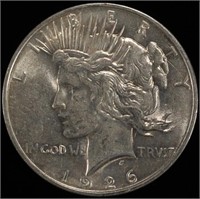 1926-D PEACE DOLLAR AU