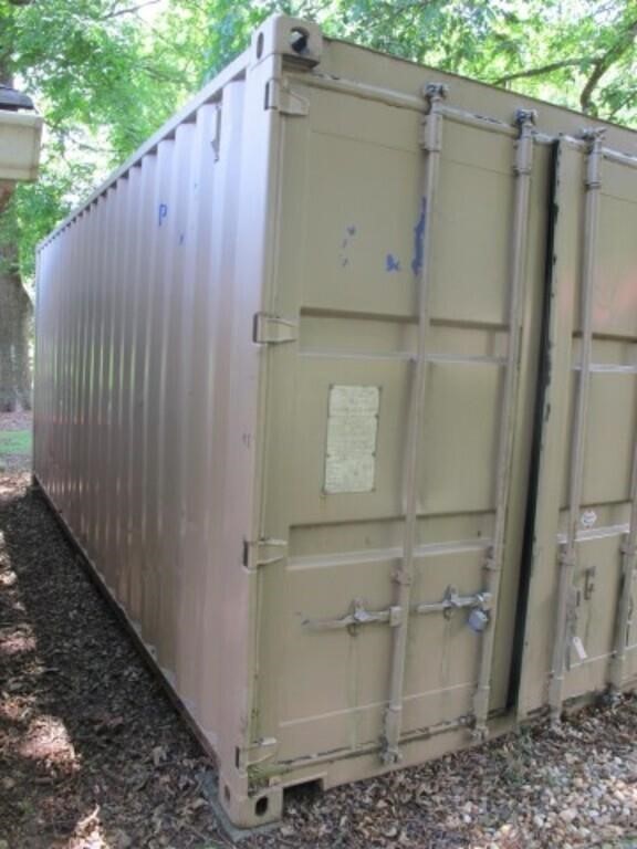 20 FOOT USED STORAGE CONTAINER,  CLEAN AND DRY.