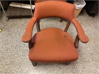 Orange office chair