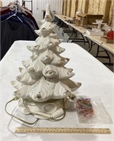 Ceramic Christmas Tree Light Decor