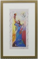 STATUE OF LIBERTY GICLEE BY PETER MAX