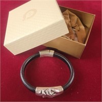 Hand and Paw Project leather bracelet- new in b