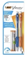 BiC Velocity 2pk Green Orange Mechanical Pencils