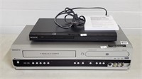 Magnavox VHS/DVD Player, Sony DVD Player