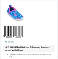 Toddler Water Shoes ( New)
