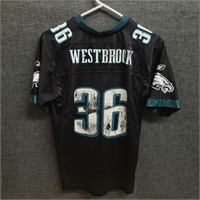 Brian Westbrook, Eagles, Jersey, Reebok,Size L