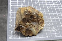 Uv Petrified Wood Cut/faced Two Sides, 1lbs