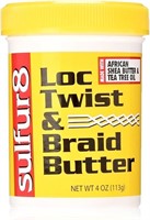 Sulfur 8 Loc Twist and Braid Butter, 4 Ounce