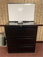Hein 3 drawer filing cabinet all drawers work &