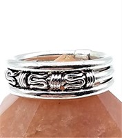 Sterling Silver "Etruscan Style" Ring-New