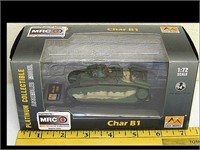 FRENCH CHAR B-1 TANK - 1/72d ASSEMBLED