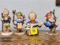 Lot of (4) Vintage 40's & 50's Hummel Figurines