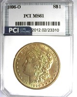 1896-O Morgan PCI MS-61 LISTS FOR $2200