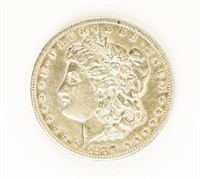 Coin 1890-CC Morgan Silver Dollar-XF-AU