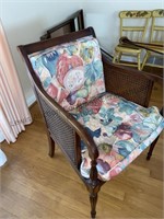 Vintage Cane accent chair