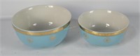 2 Vtg Hall Kitchenware Bowls Usa