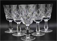 6 Waterford Crystal Wine Glass