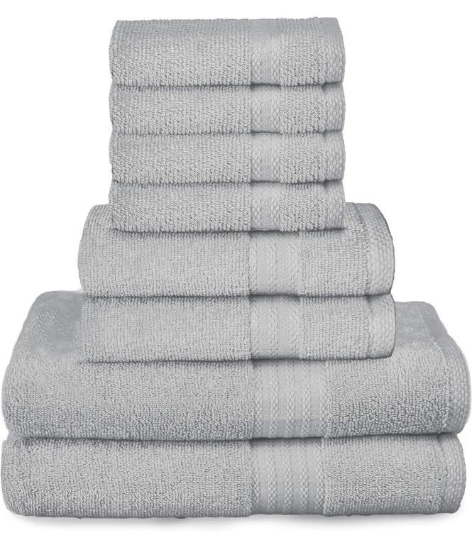 (new)GLAMBURG Ultra Soft 6 Piece Towel Set - 100%