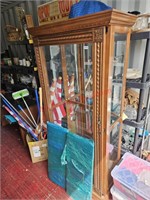 China Hutch with sliding front door