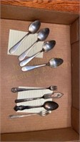 Four US Spoons, Silver & Silver-Plate Spoons,