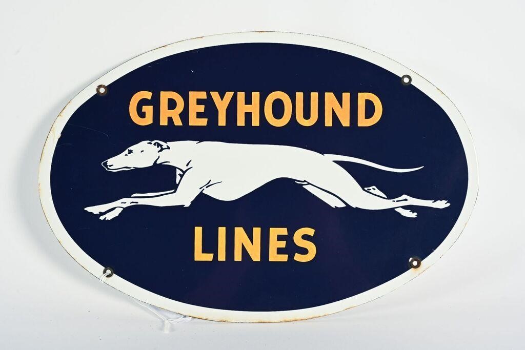 REPRODUCTION GREYHOUND LINES SSP SIGN