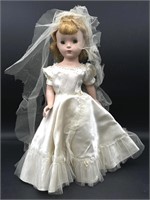 Vintage Bride Doll 14” 
(Veil is tattered)