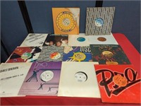 Lot of 14 Vintage promotional record albums Disco