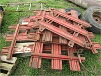 PALLET OF METAL STOCK RACKS