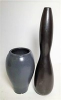 Stoneware Vases - Lot of 2