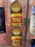 2 x Cardboard Dealership Displays Muffler Clamps