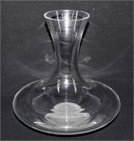 Glass Wine Decanter 8" H