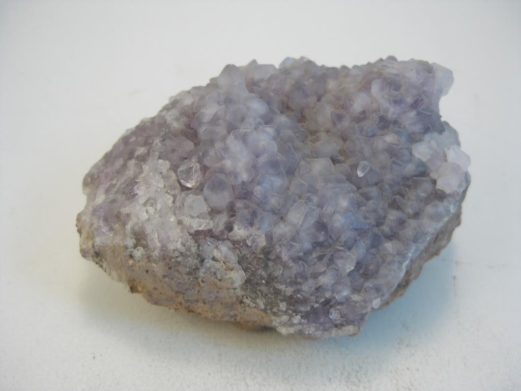 Purple Amethyst Crystal Cluster Geode Specimen