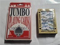 Jumbo Playing Cards & Shark Cards